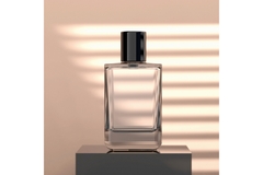 Image Glass perfume bottle with cap made of sulapac luxe